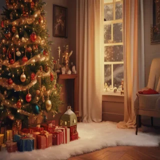 christmas aesthetic background