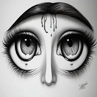 drawings black and white