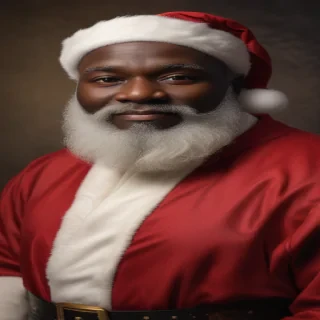 black santa png