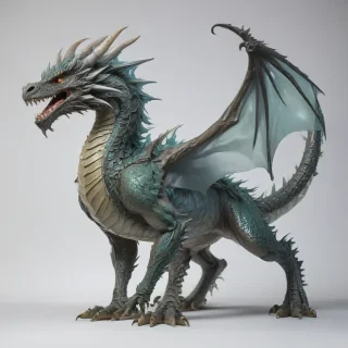 transparent dragon