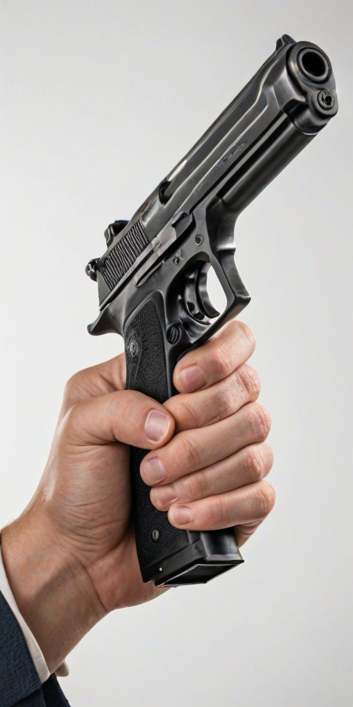 holding gun png