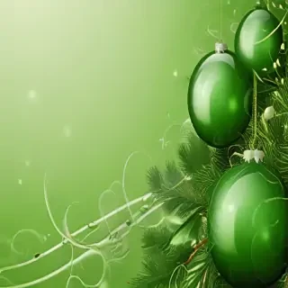 green christmas wallpaper