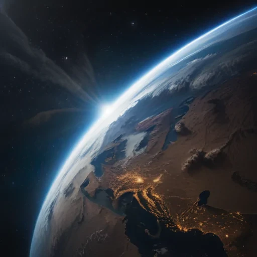 earth from space