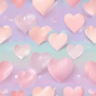 pastel heart background