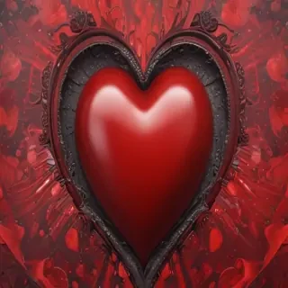 heart background aesthetic