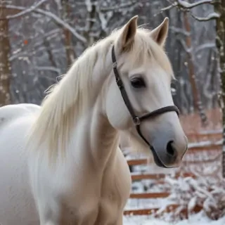 pictures of christmas horses