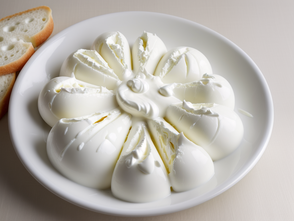 mozzarella-and-cream cheese often served as an appetizer