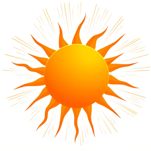 sun clipart no background