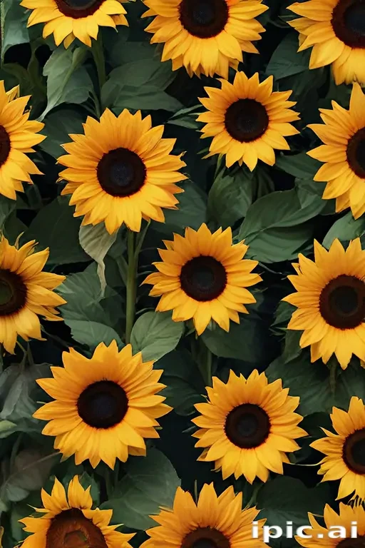 sunflower backgrounds aesthetic