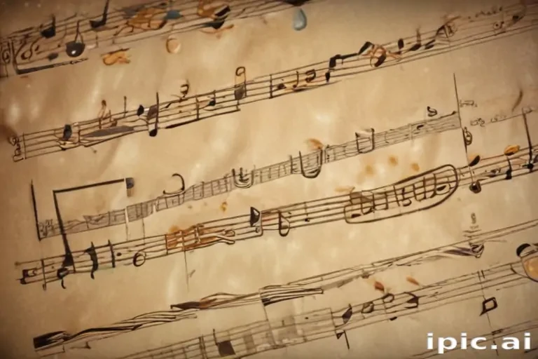 notes music background