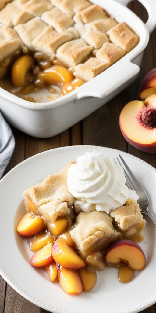 peach cobbler recipes with cake mix