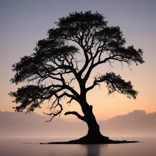 tree silhouette png