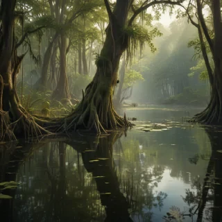 swamp background
