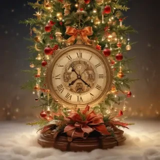 vintage merry christmas