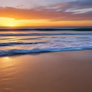 beach background sunset