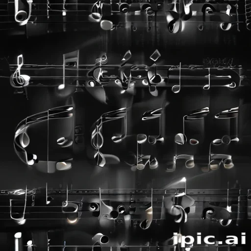 transparent music notes