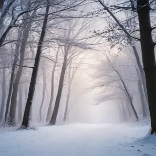 winter zoom background