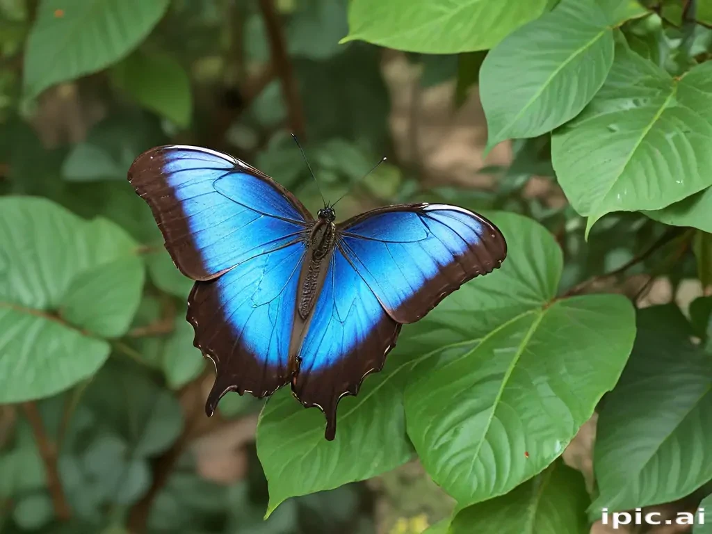 blue morpho butterfly