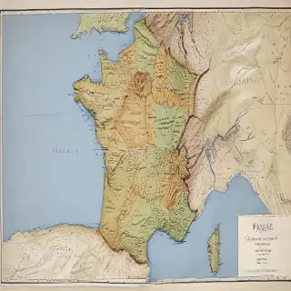 map of france