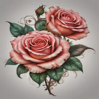 rose tattoo png