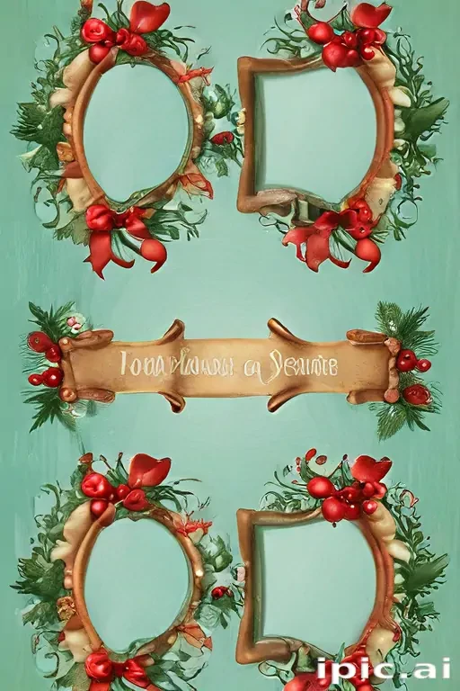 christmas clip art frames