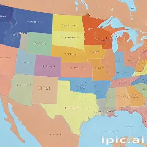 united states of america map