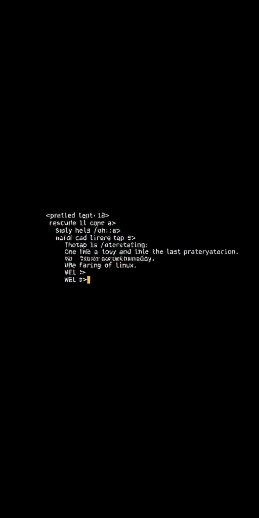 Create a high-resolution image of a Linux terminal interface with a sleek, modern design, showing a command line prompt in the center, captured from a straight-on view using a DSLR camera at f/2.8 aperture, ISO 100, and a shutter speed of 1/60 seconds.