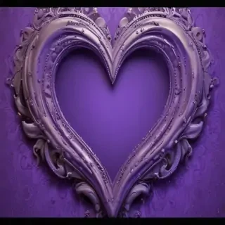 heart purple wallpaper