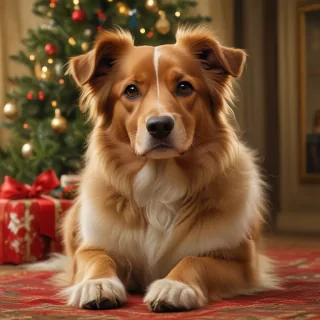 dog pictures christmas