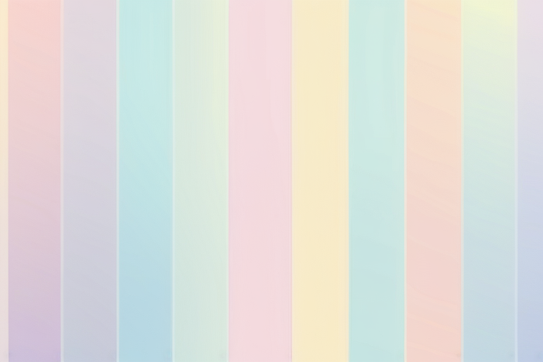 Soft and Dreamy Pastel Stripes Creating a Calming Visual Experience.