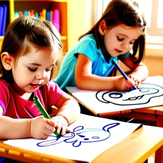 kids drawing