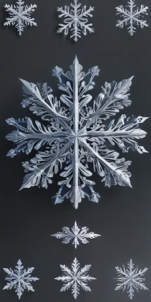 snowflake clipart free