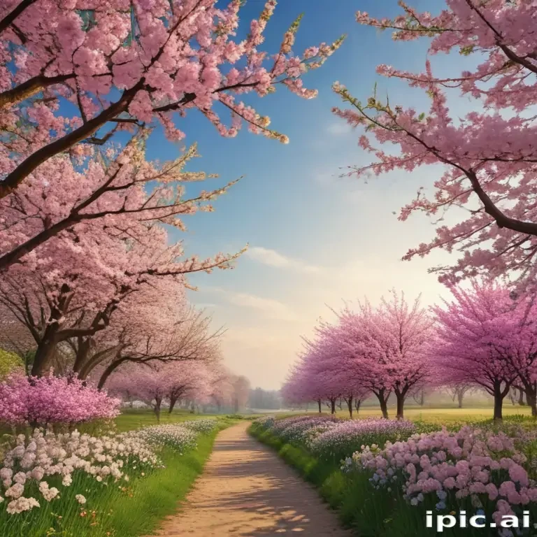 spring aesthetic desktop wallpaper