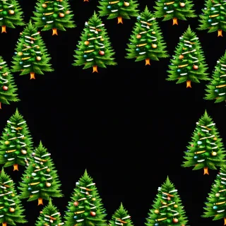 christmas trees background