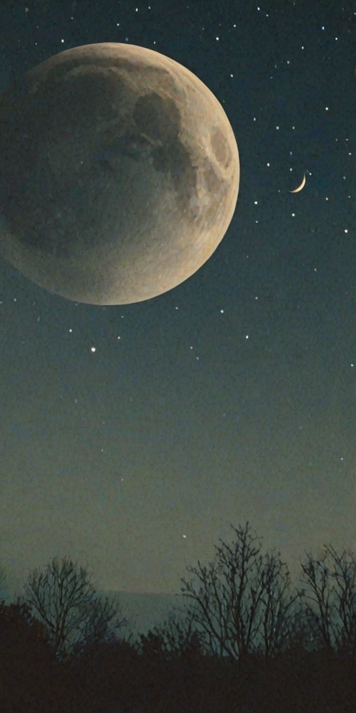 vintage moon
