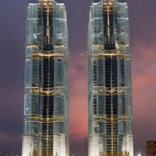 twin towers transparent