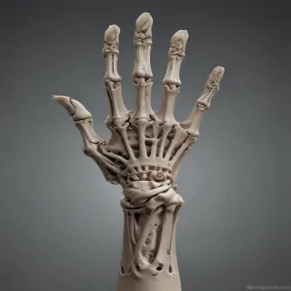 skeleton hand png