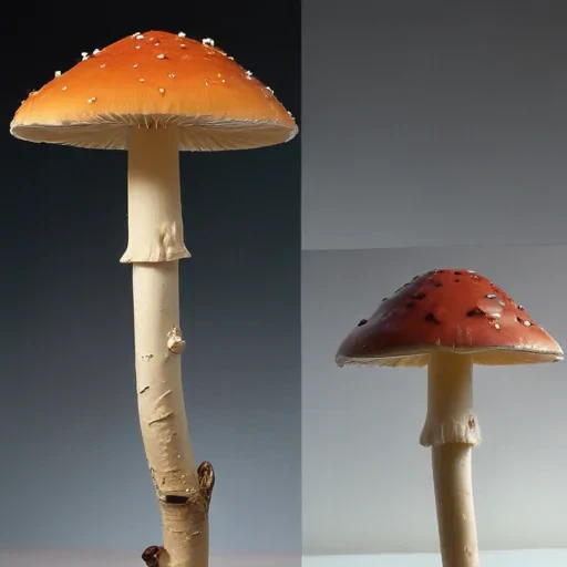 thin stemmed mushroom