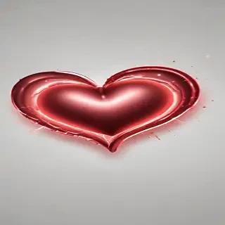 glow heart png