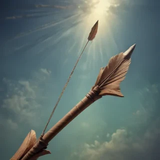 drawn arrow