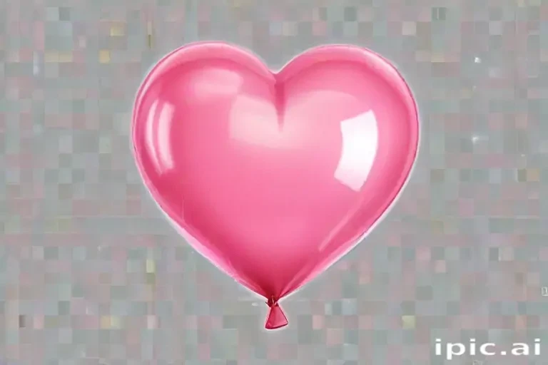 pink heart transparent