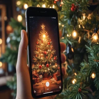 iphone christmas aesthetic wallpaper