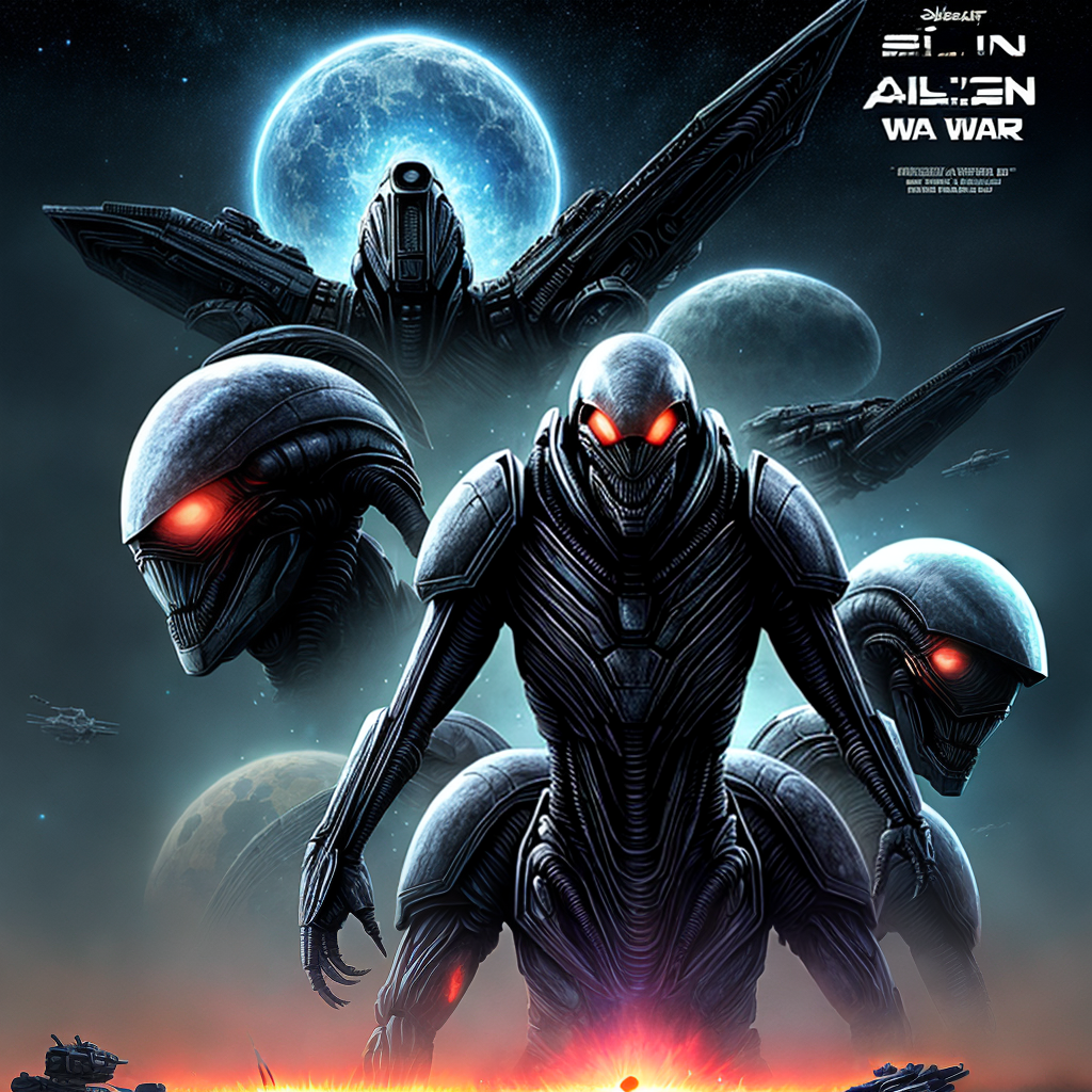 alien war sci fi movie poster art