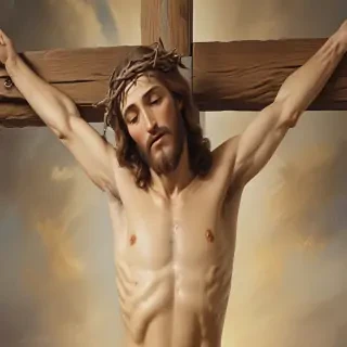 picture of jesus on the cross