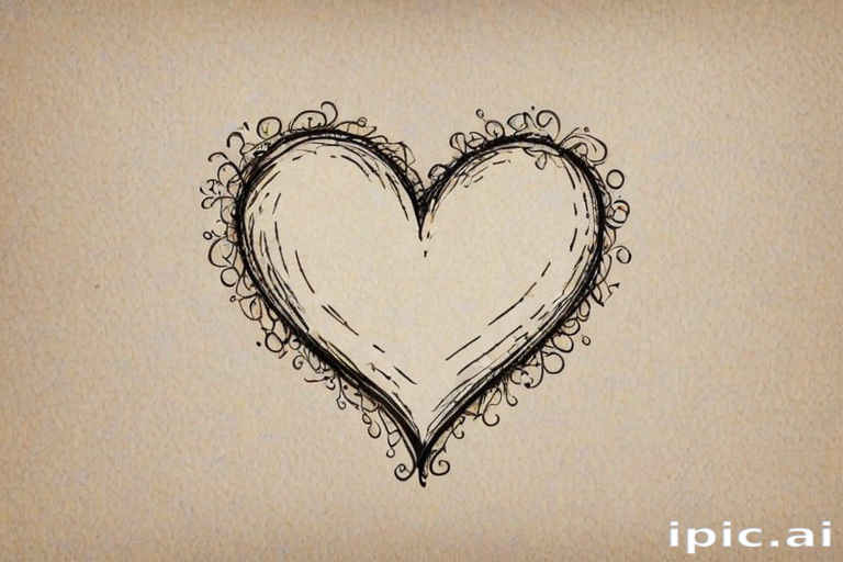 hand drawn heart