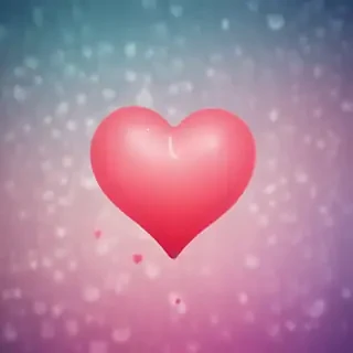 blurry heart wallpaper