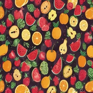 aesthetic fruit background