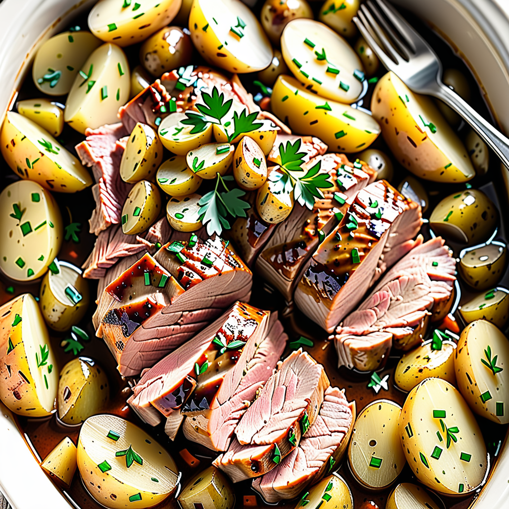 crock pot pork tenderloin and potatoes