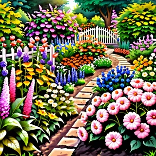 flower garden