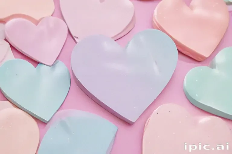 pastel heart wallpaper
